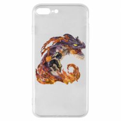 Чехол для iPhone 7 Plus Natsu with a dragon - PrintSalon