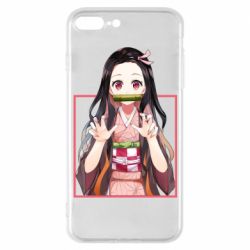 Чехол для iPhone 7 Plus Nezuko - PrintSalon