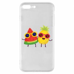 Чехол для iPhone 7 Plus Pineapple with watermelon - PrintSalon