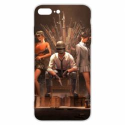 Чехол для iPhone 7 Plus Pubg on the throne - PrintSalon