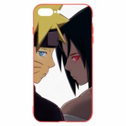 Чохол для iPhone 7 Plus Sasuke with Naruto - PrintSalon