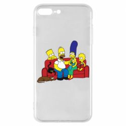 Чехол для iPhone 7 Plus Simpsons At Home - PrintSalon