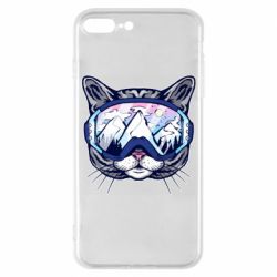Чехол для iPhone 7 Plus Snowboard Cat - PrintSalon