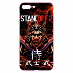 Чехол для iPhone 7 Plus Standoff Samurai And Fire - PrintSalon