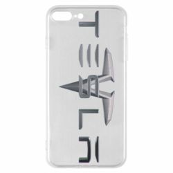 Чехол для iPhone 7 Plus Tesla Car logo - PrintSalon