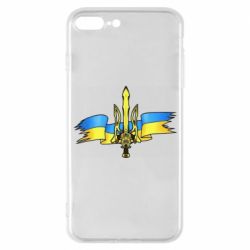 Чехол для iPhone 7 Plus Украина трезубец - PrintSalon