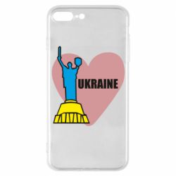 Чехол для iPhone 7 Plus Ukraine in heart - PrintSalon