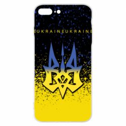 Чохол для iPhone 7 Plus Ukraine, yellow blue - PrintSalon