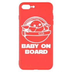 Чехол для iPhone 7 Plus Вaby on board - PrintSalon