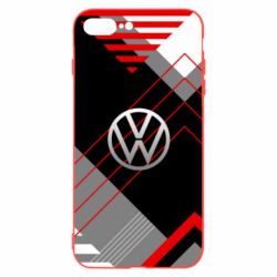 Чехол для iPhone 7 Plus Volkswagen logo and abstraction - PrintSalon