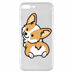 Чехол для iPhone 7 Plus Winking Corgi - PrintSalon