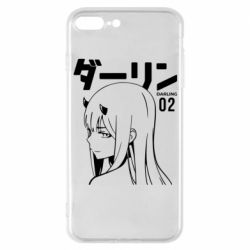 Чехол для iPhone 7 Plus Zero Two Girl - PrintSalon