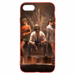 Чехол для iPhone 7 Pubg on the throne