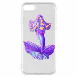 Чехол для iPhone 7 Purple Mermaid Barbie - PrintSalon