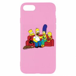 Чехол для iPhone 7 Simpsons At Home - PrintSalon