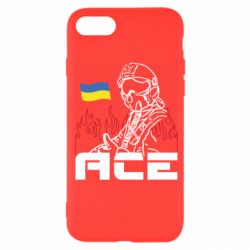 Чехол для iPhone 7 Украинский летчик - PrintSalon