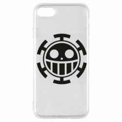 Чехол для iPhone 7 Ван Пис флаг Трафальгара - PrintSalon