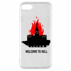 Чехол для iPhone 7 Welcome to Hell - PrintSalon