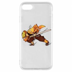 Чехол для iPhone 7 Zenitsu Demon Slayer - PrintSalon