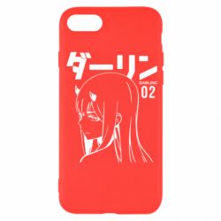 Чехол для iPhone 7 Zero Two Girl - PrintSalon