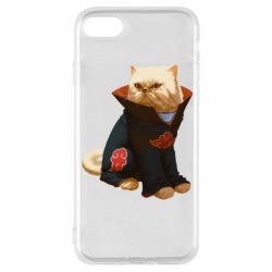 Чехол для iPhone 8 Akatsuki angry cat - PrintSalon
