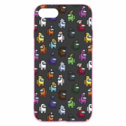 Чехол для iPhone 8 Among Us Pattern - PrintSalon