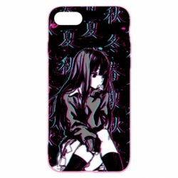 Чохол для iPhone 8 Anime Girl Glitch - PrintSalon