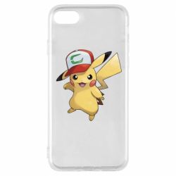 Чехол для iPhone 8 Ash's hat Pikachu - PrintSalon