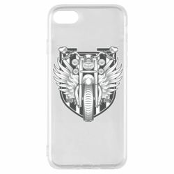 Чехол для iPhone 8 Bike Shield Art - PrintSalon