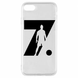 Чехол для iPhone 8 Cristiano Ronaldo Silhouette Art - PrintSalon