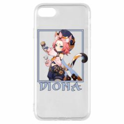 Чехол для iPhone 8 Diona Genshin Impact - PrintSalon