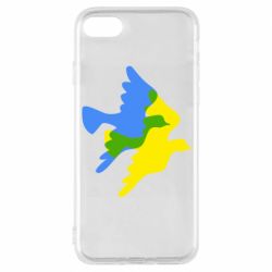 Чехол для iPhone 8 Dove flag of Ukraine - PrintSalon