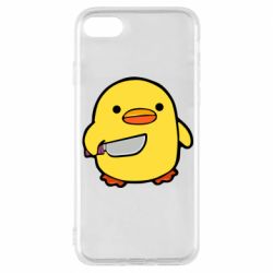 Чохол для iPhone 8 Duckling With A Knife - PrintSalon