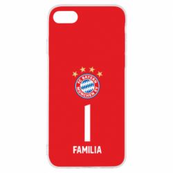 Чехол для iPhone 8 FC Bayern. Твоя фамилия, номер (англ.) - PrintSalon