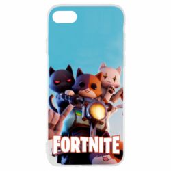Чехол для iPhone 8 Fortnite Meowscles Kit