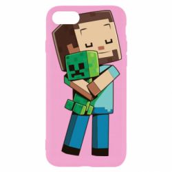 Чохол для iPhone 8 Heroes from Minecraft - PrintSalon
