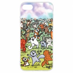 Чохол для iPhone 8 Коти танцюють - PrintSalon