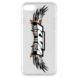Чехол для iPhone 8 Ktm Ready to Race Wings - PrintSalon