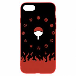 Чехол для iPhone 8 Naruto Sasuke Uchiha Sharingan - PrintSalon