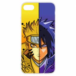Чохол для iPhone 8 Naruto Vs Sasuke - PrintSalon