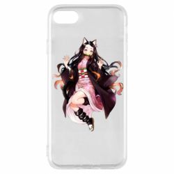 Чехол для iPhone 8 Nezuko cat