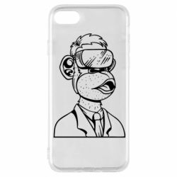 Чехол для iPhone 8 Обезьяна в виртуальных очках - PrintSalon