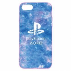 Чохол для iPhone 8 Playstation on tai dai background - PrintSalon