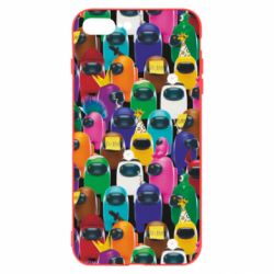 Чохол для iPhone 8 Plus Among Us Astronauts 3D - PrintSalon