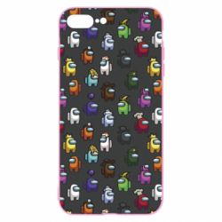 Чехол для iPhone 8 Plus Among Us Pattern - PrintSalon