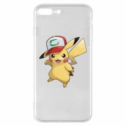 Чехол для iPhone 8 Plus Ash's hat Pikachu - PrintSalon