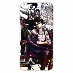 Чохол для iPhone 8 Plus Attack on Titan Кapral Levi - PrintSalon