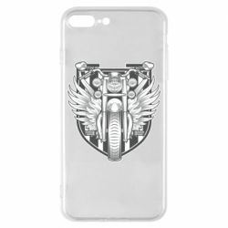 Чехол для iPhone 8 Plus Bike Shield Art - PrintSalon
