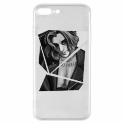 Чехол для iPhone 8 Plus Black and white Damiano - PrintSalon