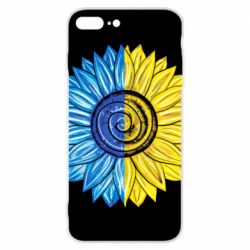 Чехол для iPhone 8 Plus Большой подсолнух Украина - PrintSalon